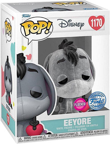 Funko Pop ! Disney Winnie The Pooh - (1170) Eeyore W/ Heart (Flocked) Special