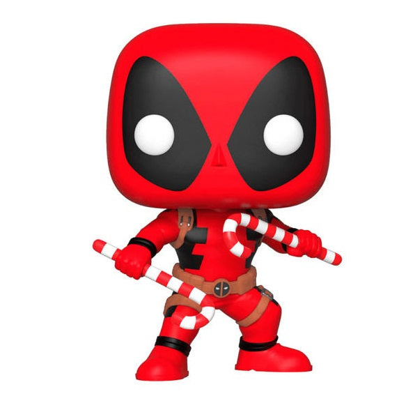 Funko Pop ! Marvel Deadpool (400) Candy Canes Deadpool Figure Bobble Vinyl 9Cm