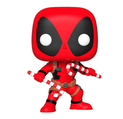 Funko Pop ! Marvel Deadpool (400) Candy Canes Deadpool Figure Bobble Vinyl 9Cm