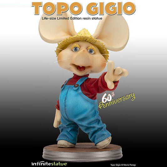 Infinite Statue Topo Gigio In Resina Figure 1:1 Ed. Limitata 60° Anniversario