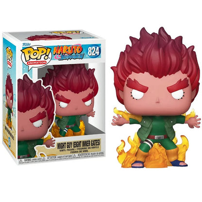 Funko Pop ! Animation Naruto Shippuden - (824) Mighy Guy Eight Inner Gates 9Cm
