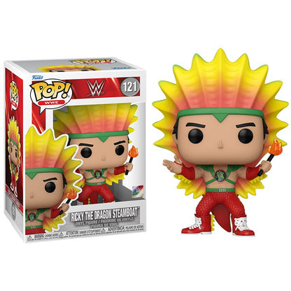 Funko Pop ! Wwe - (121) Ricky The Dragon Steamboat Vinyl Figure 9Cm Wrestling