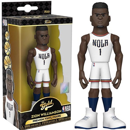 Funko Pop Gold ! Series Two Nba  Pelicans - Zion Williamson Premium Vinyl Figure
