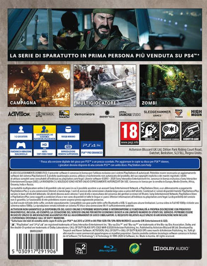 Call Of Duty Black Ops Cold War Ps4 Gioco Italiano Playstation 4 Warzone Ps5
