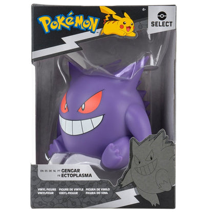 Jazwares - Pokemon Select (Gengar)  - Vinyl Action Figure Statuetta 12 Cm in Vinile da Collezione - Serie 14