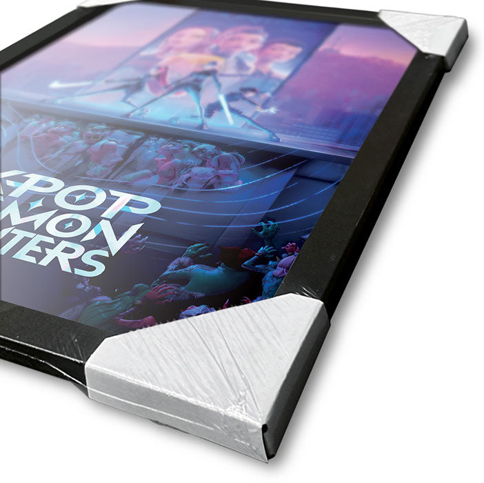 KPop Demon Hunters Key Art Cornice Quadro Collector Print 30x40cm