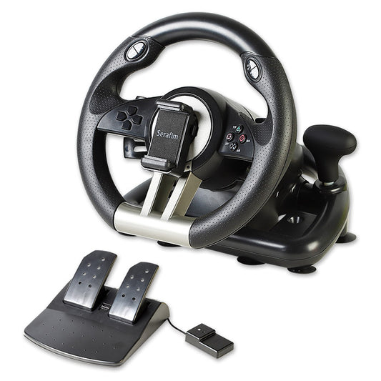 Serafim Volante Racing Wheel R1+ Gioco Guida Ps4 Xbox One Switch Pc Ios Android
