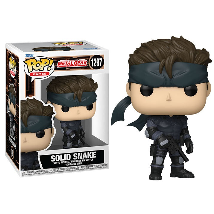 Funko Pop ! Games Metal Gear Solid - (1297) Solid Snake Figure (Preorder) 9cm