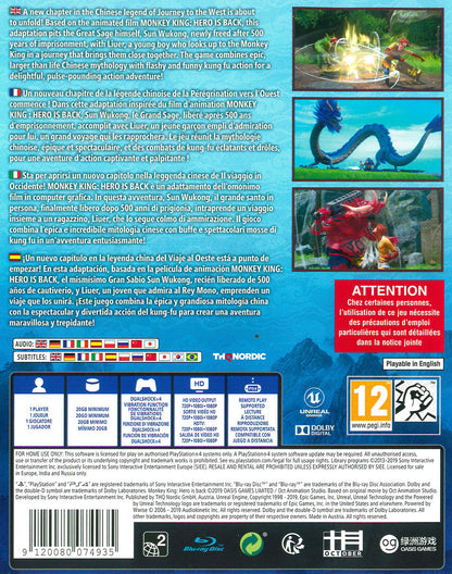 Monkey King: Hero Is Back - Day One Edition Ps4 Gioco Italiano PlayStation 4