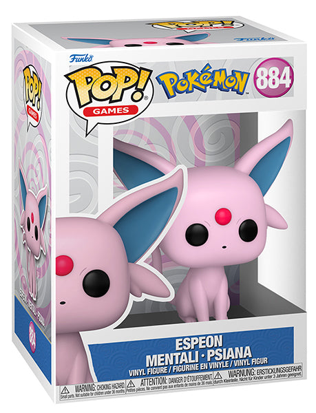 Funko Pop ! Games Pokemon (884) - Espeon Vinyl Figure 9Cm Eevee Evolution Nuovo