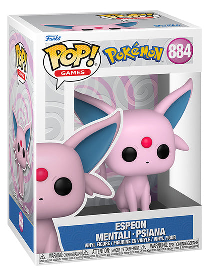 Funko Pop ! Games Pokemon (884) - Espeon Vinyl Figure 9Cm Eevee Evolution Nuovo