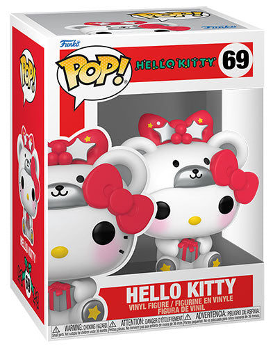 Funko Pop ! Hello Kitty - (69) Hello Kitty Polar Bear Sanrio Figure Hk 9Cm