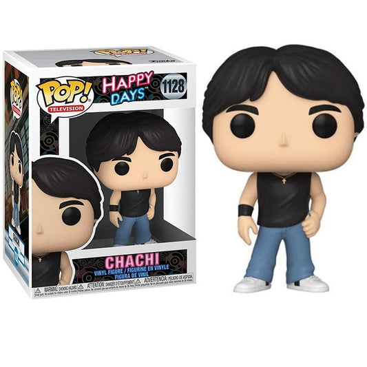 Funko Pop ! Television Tv Happy Days : Chachi (1128) Vinyl Figure 9 Cm Anni 90