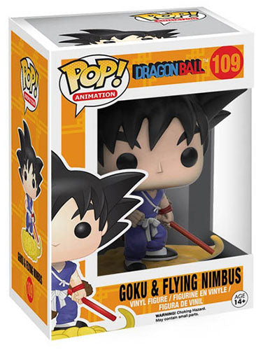 Funko Pop ! Animation Dragon Ball  - (109) Goku E Flying Nimbus Figure Vinyl 9Cm
