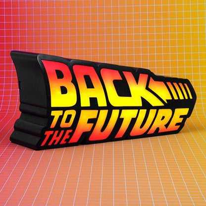 Fizz Lampada Back To The Future Logo Light Lampada Da Tavolo Ritorno Al Futuro
