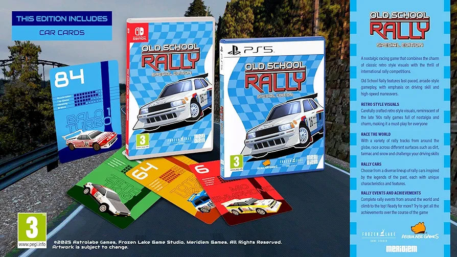Old School Rally Special Edition PS5 Gioco Ita Playstation 5 Nuovo