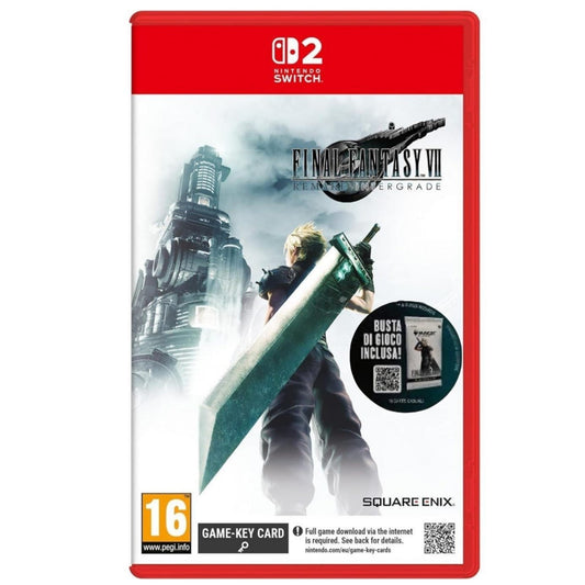 Final Fantasy Vii 7 Remake Intergrade Nintendo Switch 2 Italiano + Card Magic