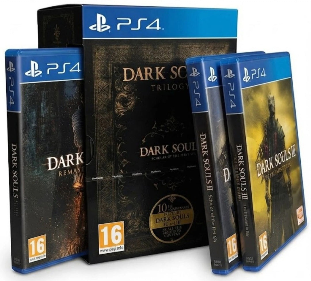 Dark Souls Trilogy Ps4 Videogioco Trilogia Completa Playstation 4 Nuovo