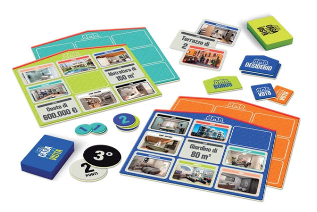 Casa a Prima Vista Gioco Da Tavolo Clementoni Tv 10+ Real Time Nuovo