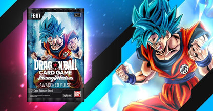Dragon Ball Super Card Fusion World FB-01 JAP Box 24 Buste Tcg Awakened Pulse