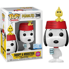 Funko Pop! Animation: Peanuts (2096) Snoopy & Woodstock Flocked - Vinyl Figure 9cm