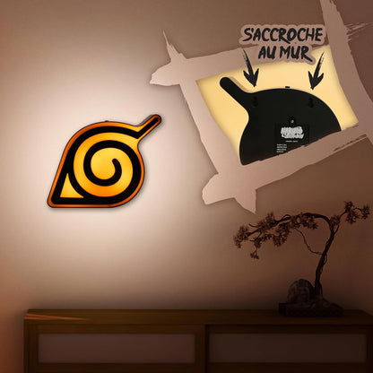 Abystyle Lampada A Parete Da Tavolo Naruto Shippuden Nuvola Konoha Anime Manga