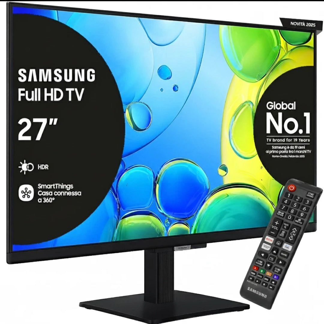 Samsung Full HD Smart Tv 27" Led UE27F6002 Wifi HDR Android Alexa TV