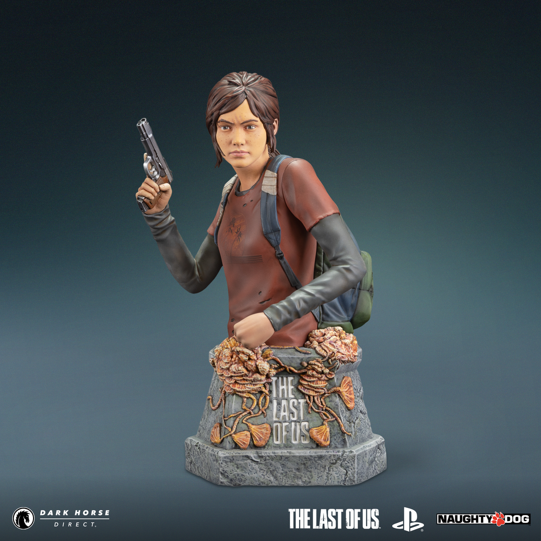 Dark Horse Deluxe: The Last Of Us Part 1 Ellie With Handgun Bust Statua Figure 20cm
