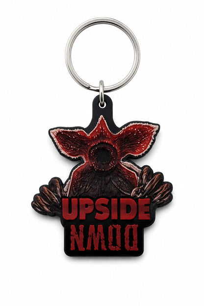 Pyramid Portachiavi Stranger Things (Demogorgon) - Keychain In Gomma Upside Down