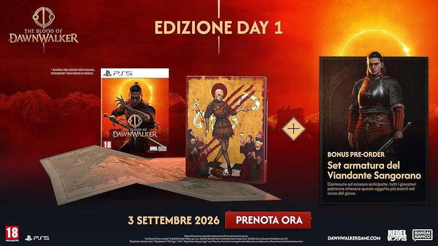 The Blood Of Dawnwalker (Day One Edition) Ps5 Gioco Ita Playstation 5 Nuovo (Preorder)