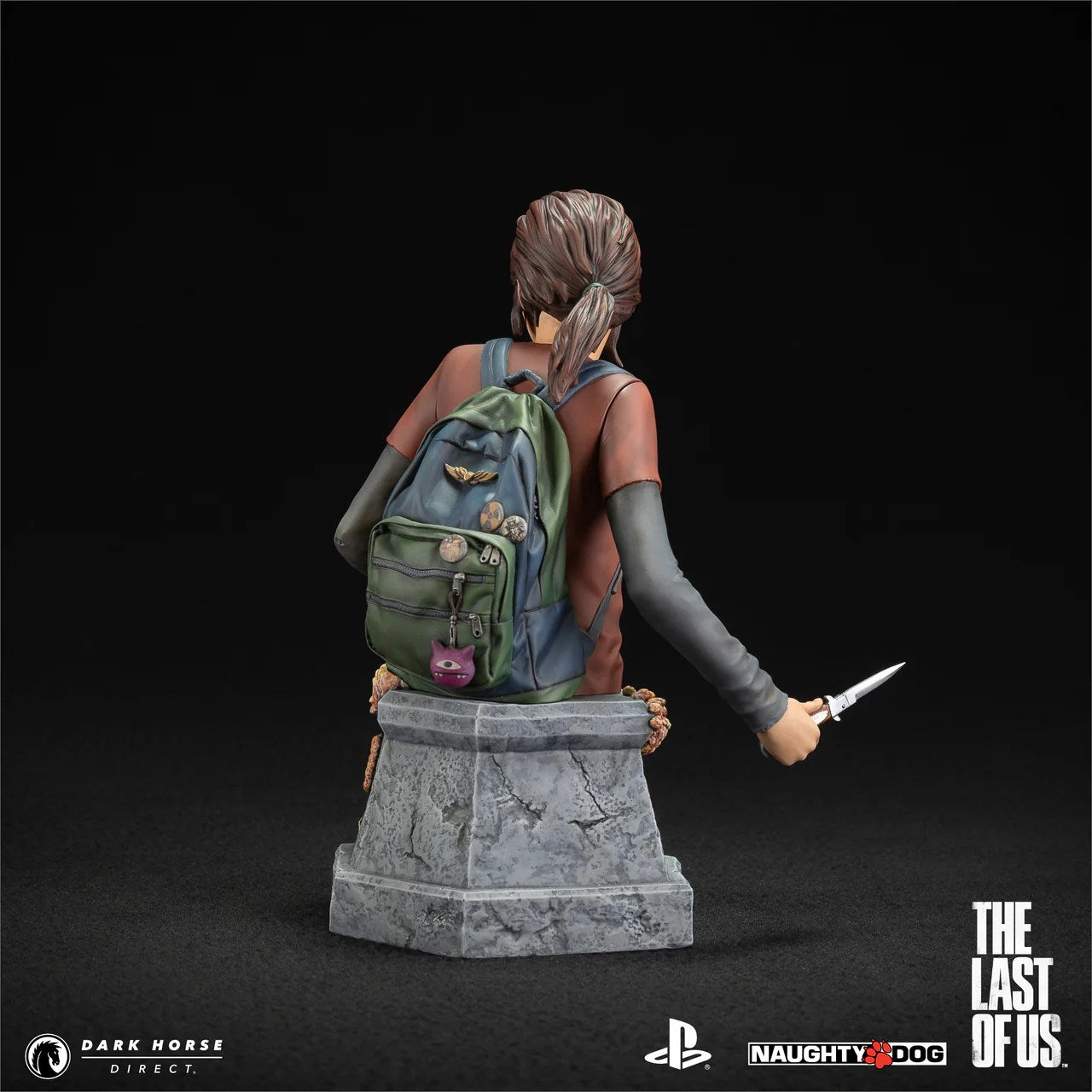 Dark Horse Deluxe: The Last Of Us Part 1 Ellie With Handgun Bust Statua Figure 20cm