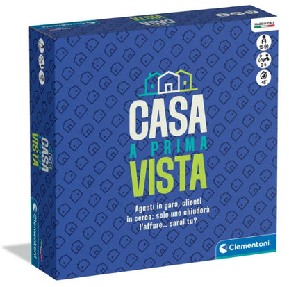 Casa a Prima Vista Gioco Da Tavolo Clementoni Tv 10+ Real Time Nuovo
