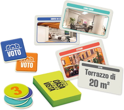 Casa a Prima Vista Gioco Da Tavolo Clementoni Tv 10+ Real Time Nuovo