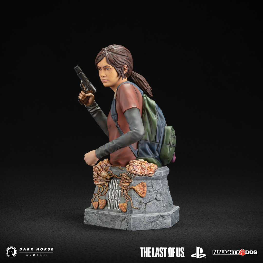 Dark Horse Deluxe: The Last Of Us Part 1 Ellie With Handgun Bust Statua Figure 20cm