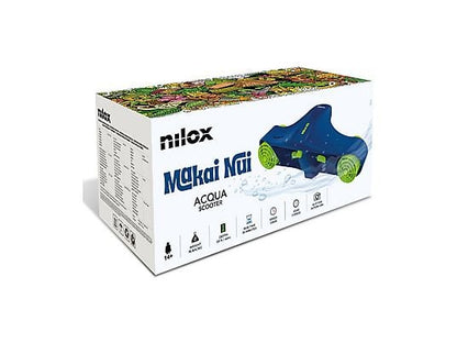 Nilox (Makai Nui) Acqua Scooter Elettrico Waterboard A Immersione 30M - Blu