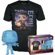 Funko Pop! Tees: Attack On Titan (1321) Eren Yaeger T-Shirt (L) + Vinyl Figure 9cm