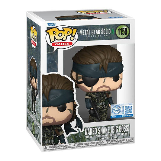 Funko Pop ! Games Metal Gear Solid Snake Eater - (1159) Naked Snake Big Boss EXM