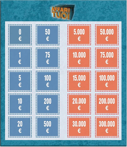 Affari Tuoi Gioco Da Tavolo Ufficiale Clementoni Tv 4+  Nuovo Rai