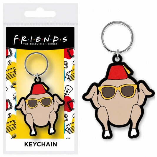 Pyramid Portachiavi Friends Turkey - Keychain In Gomma - Da Collezione Gadget