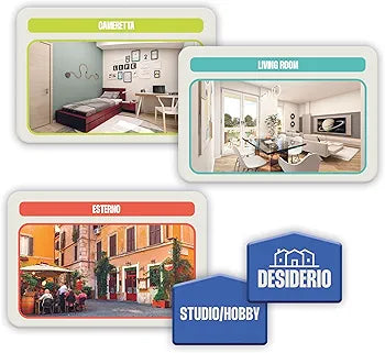 Casa a Prima Vista Gioco Da Tavolo Clementoni Tv 10+ Real Time Nuovo