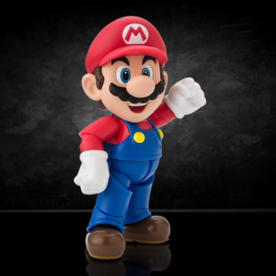 Bandai Namco S.H. Figuarts: Mario (Super Mario) - Figure Articolata 16cm Tamashi Nations