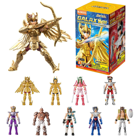 Blokees Blind Box 9 Figure Saint Seiya: Galaxy Version 01 L'eredità del Sagittario 75001