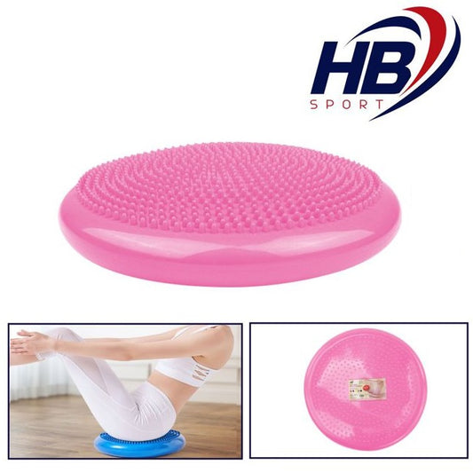 CUSCINO EQUILIBRIO GONFIABILE BALANCE PROPRIOCETTIVO DISCO YOGA PILATES | FUCSIA