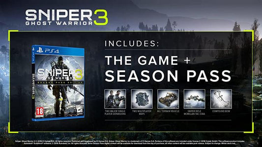 Sniper Ghost Warrior 3 Season Pass Edition Ps4 Italiano Gioco Nuovo Elite V2