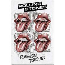 Maxi Poster - The Rolling Stones (Foreign Tongues) Locandina dell'Album Rock Vinile - da Parete Incorniciabile - Licenza Ufficiale 91x61 cm
