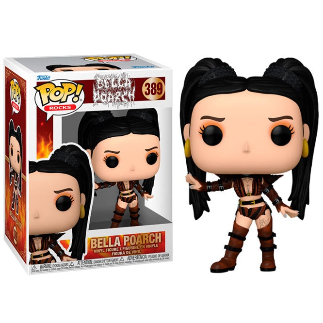 Funko Pop ! Rocks - (389) Bella Poarch Tik Toker Vinyl Figure 9Cm Bambola Singer