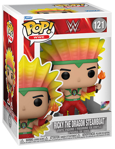 Funko Pop ! Wwe - (121) Ricky The Dragon Steamboat Vinyl Figure 9Cm Wrestling