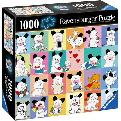 Ravensburger - Puzzle 1000 Pezzi Hello Spank - Puzzle Manga + Poster Incluso