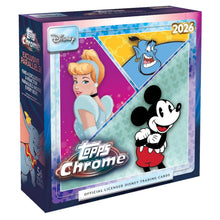 Topps Chrome Disney 2026 Mega Box Card Collezionabili 56 Carte Ufficiali - 8 Buste TCG
