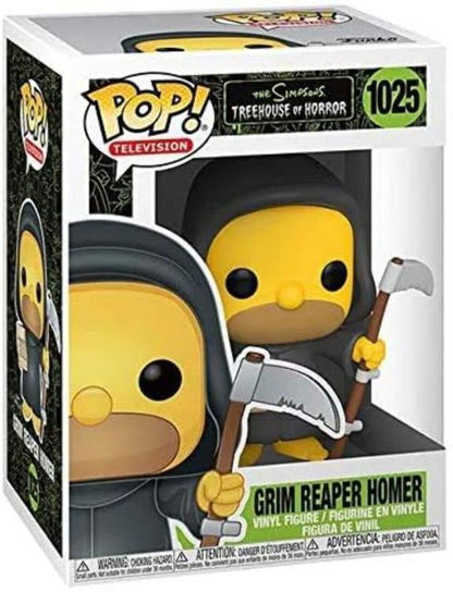 Funko Pop ! The Simpson Threehouse Horror - (1025) Grim Reaper Homer 9Cm